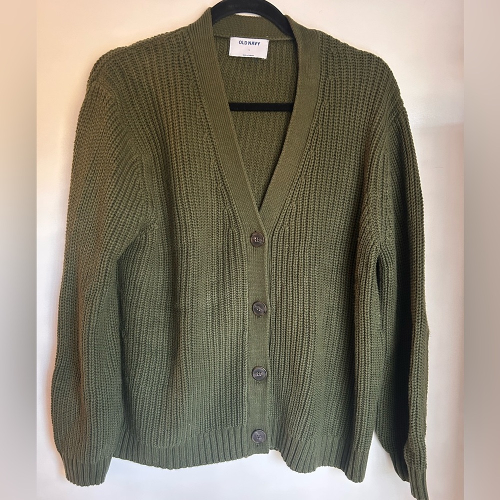 Old Navy Forest Green Cardigan